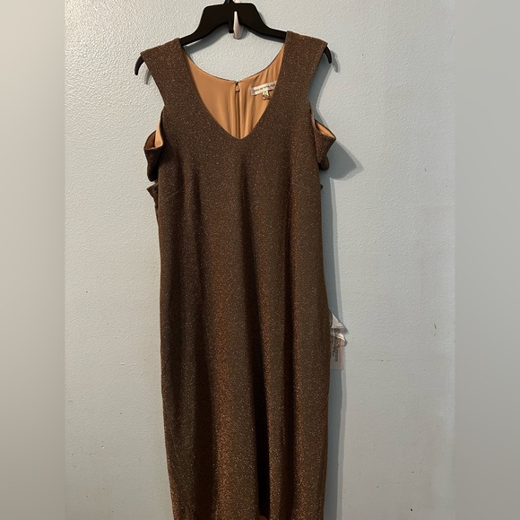 NWT - Dress the Population Women's Bryce Stretch Knit Bodycon Midi Dress - Picture 2 of 9